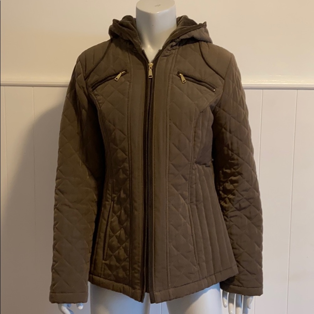 Laundry by Design Brown Quilted Jacket